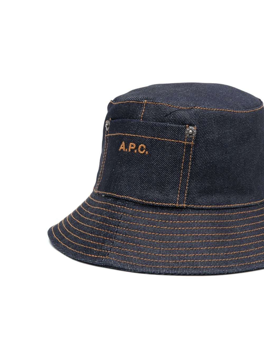 A.p.c. Logo Hat In Black