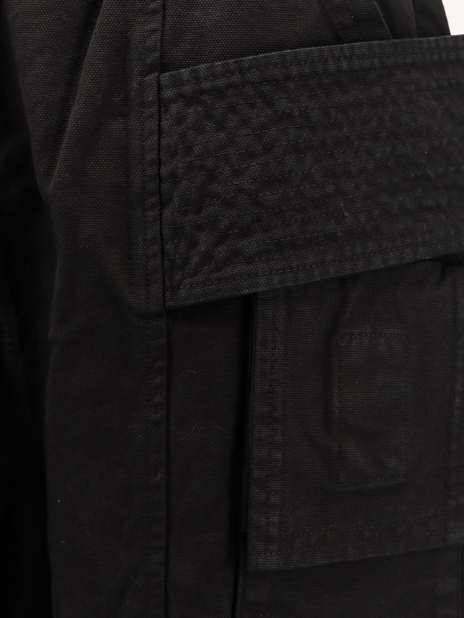 Rick Owens Drkshdw Drkshdw By Rick Owens Cotton Multi-pocket Bermuda In Black