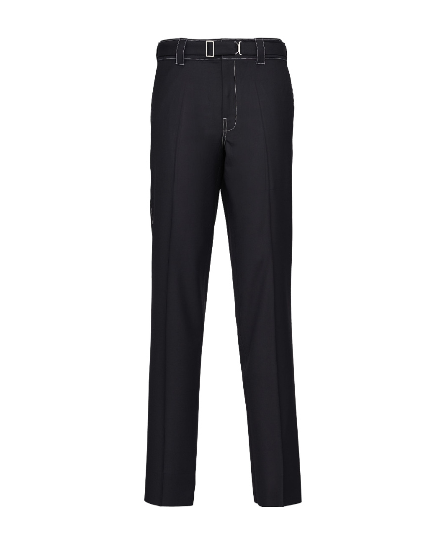PRADA PRADA LOGO DETAILED STRAIGHT LEG PANTS