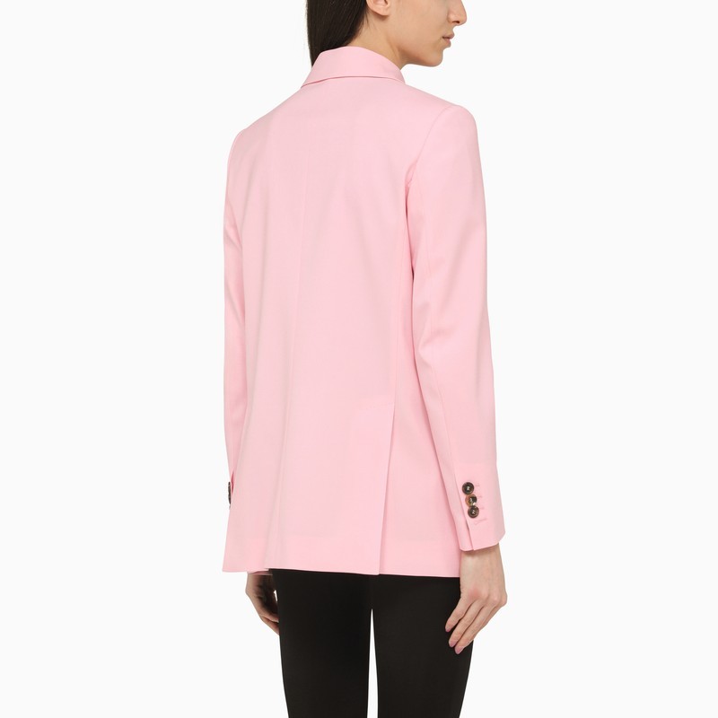 Dsquared2 Pink Double-breasted Jacket In Pink