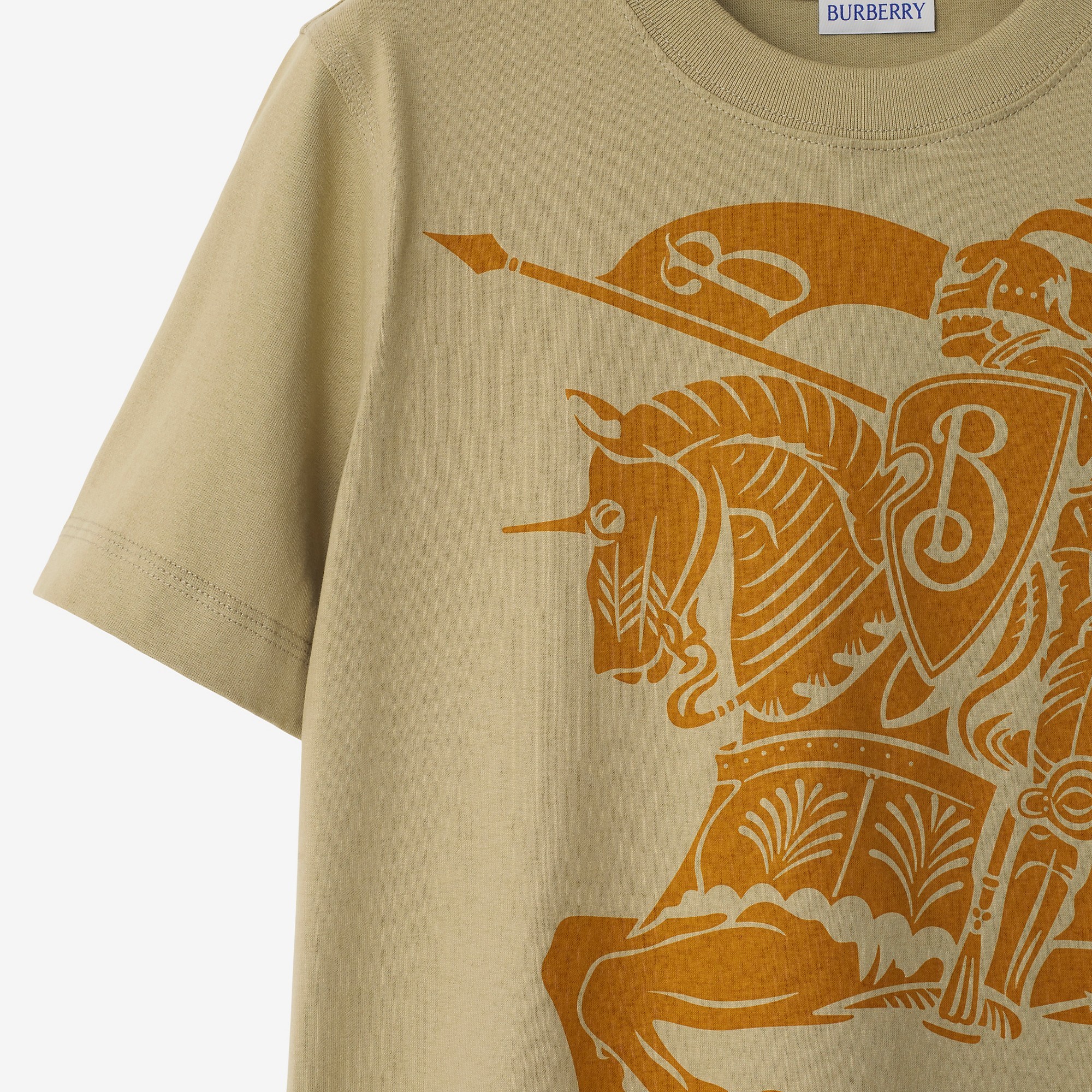 Burberry Ekd Cotton T-shirt In Green