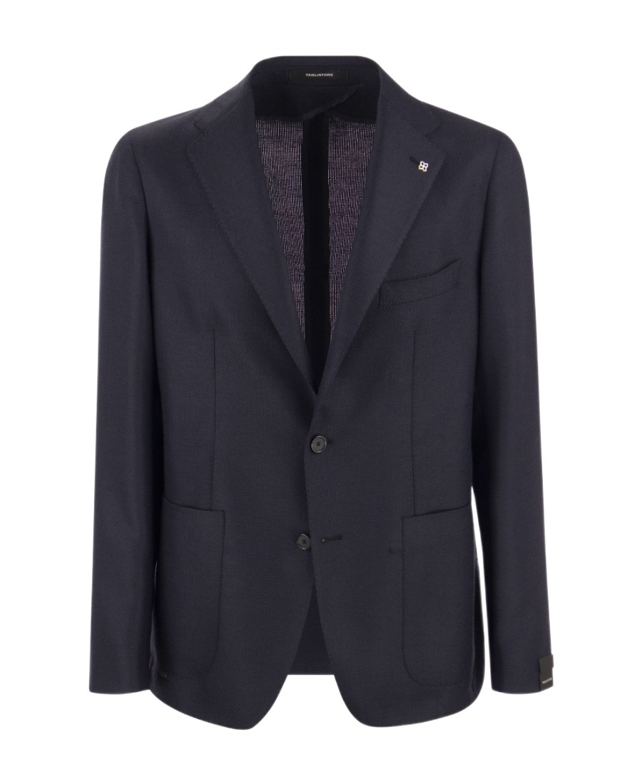 TAGLIATORE SINGLE-BREASTED SUIT JACKET