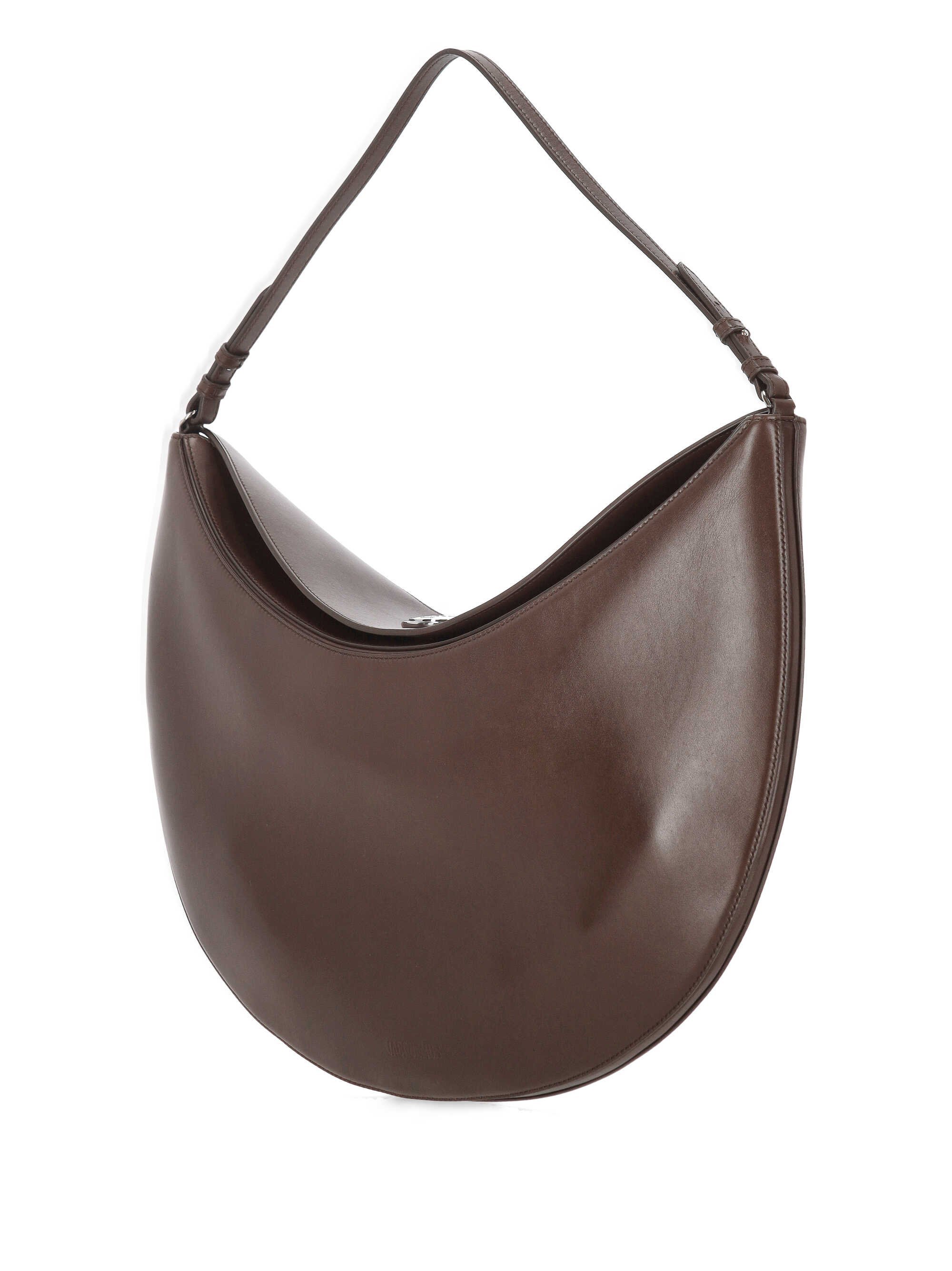 Jacquemus Oval Shoulder Bag In Brown