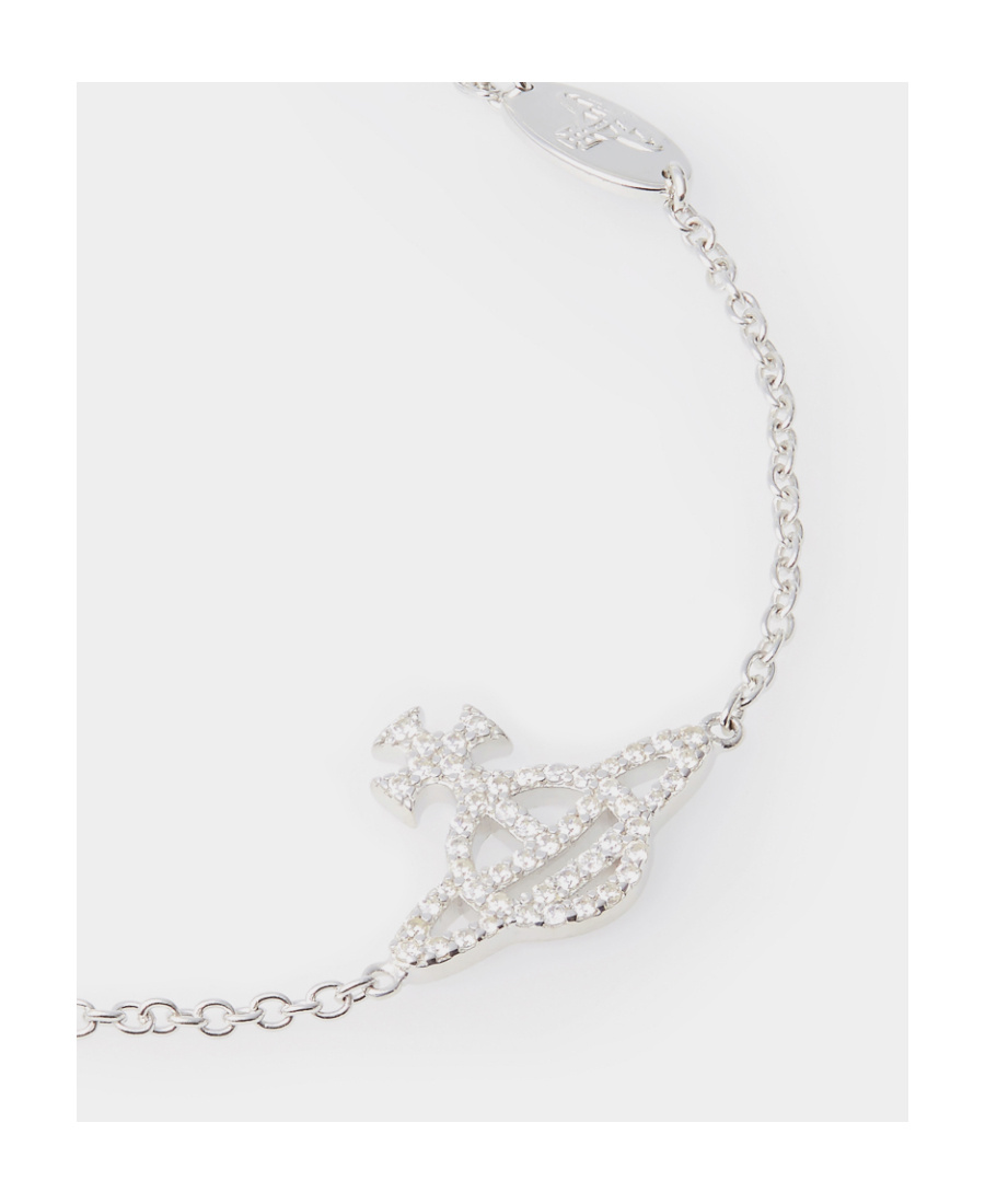 Vivienne Westwood Logo Bracelet In White