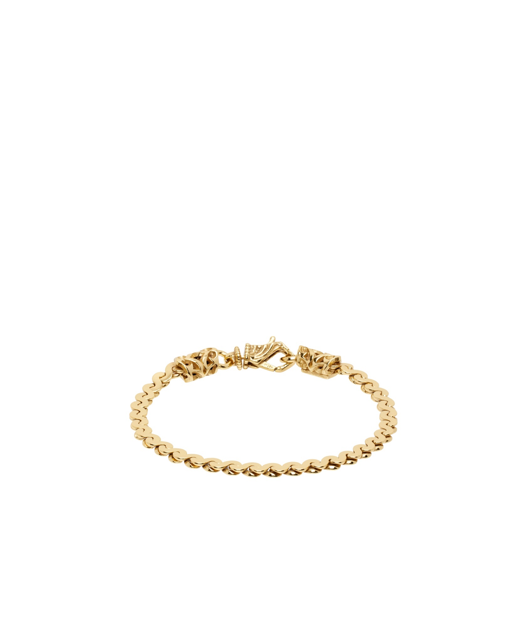 Emanuele Bicocchi Infinity Loop Bracelet In Yellow