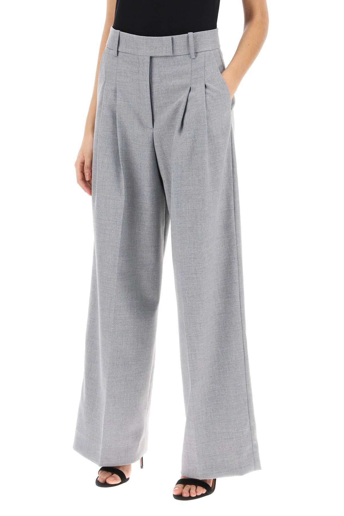 By Malene Birger High-waist Wide-leg Trousers