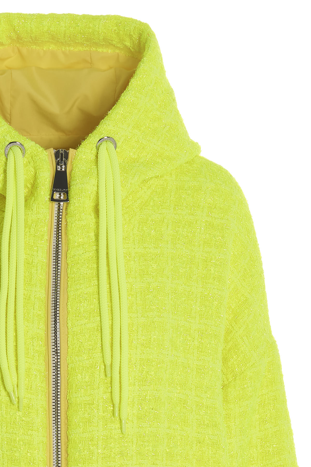 Khrisjoy Chris Windbreaker Tweed Casual Jackets And Parka Yellow In Yellow