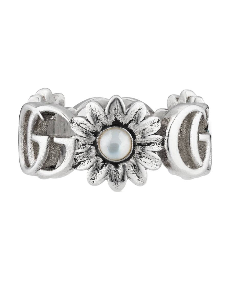Gucci Double G Flower Ring