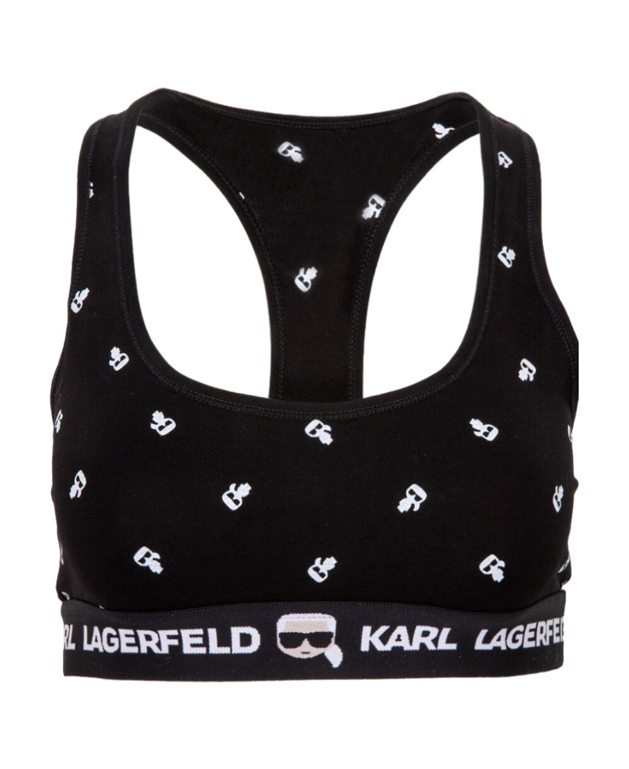 Karl Lagerfeld Logo Printed Sports Underwear In Black