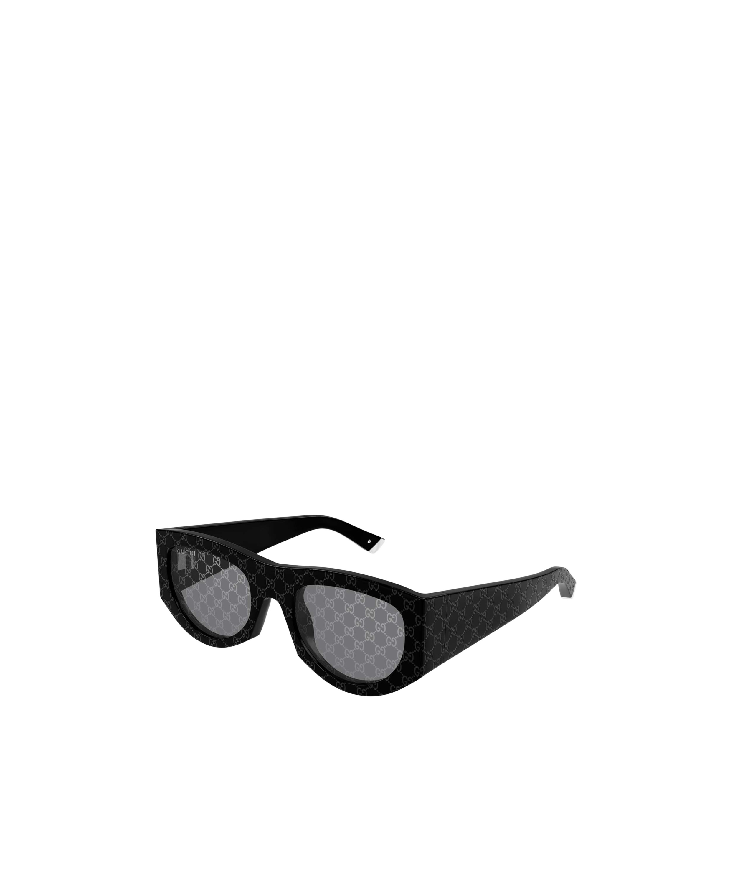 Gucci Eyewear Rectangular Frame Sunglasses In Black