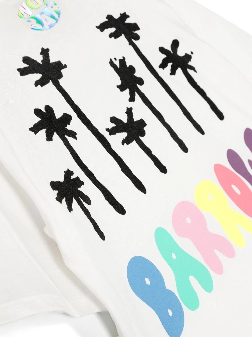 Barrow Logo-print Short-sleeved T-shirt In White