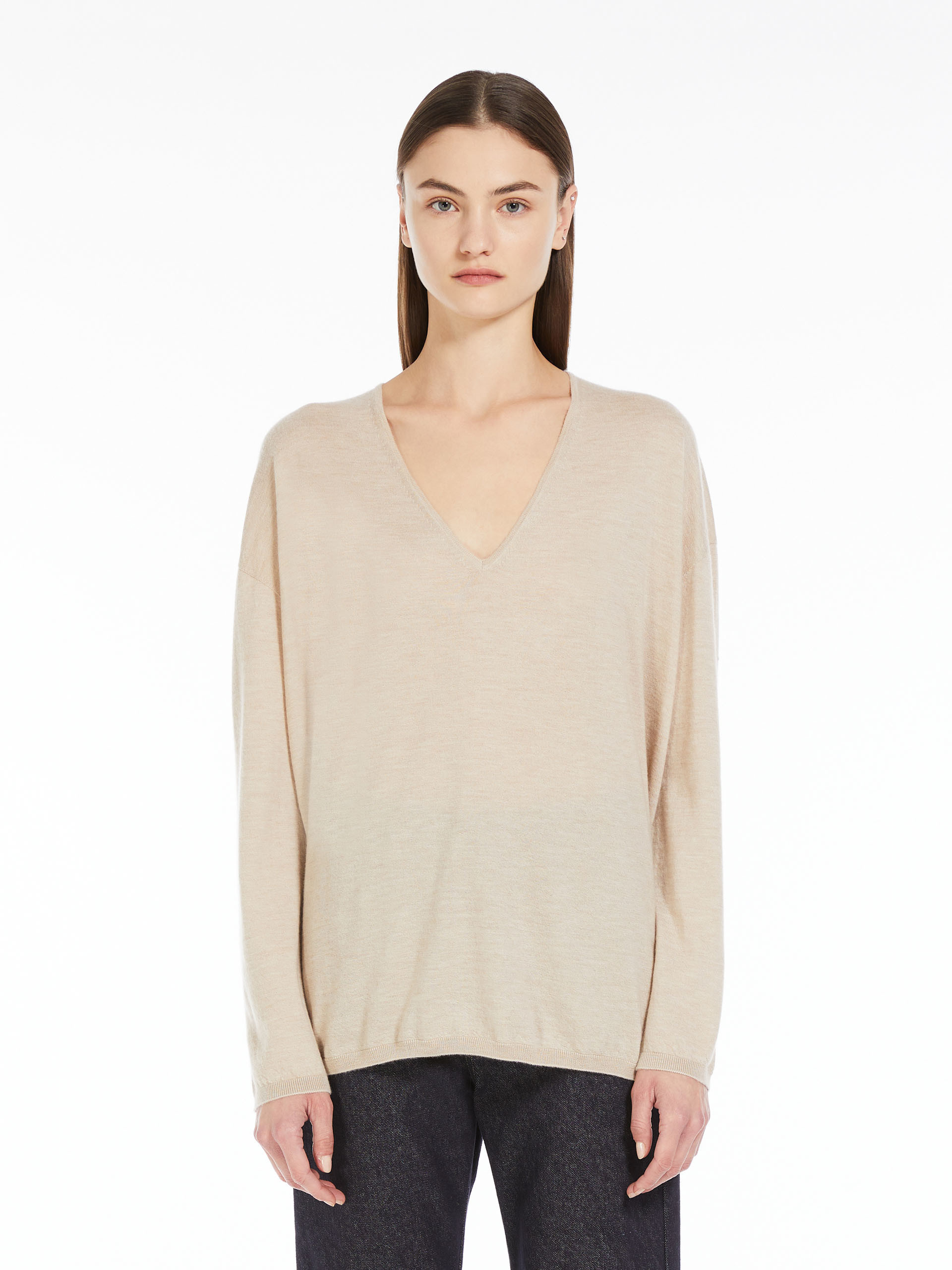 Max Mara Women's Freccia Jumper Sweater In Nude
