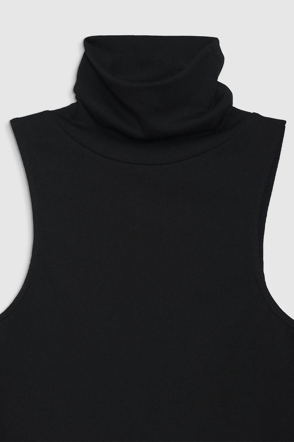 Anine Bing Jennie High-necked Vest In Black