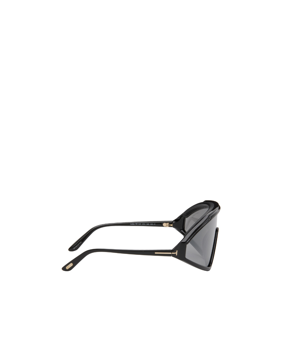 Tom Ford Eyewear Lorna Shield Frame Sunglasses In Gray