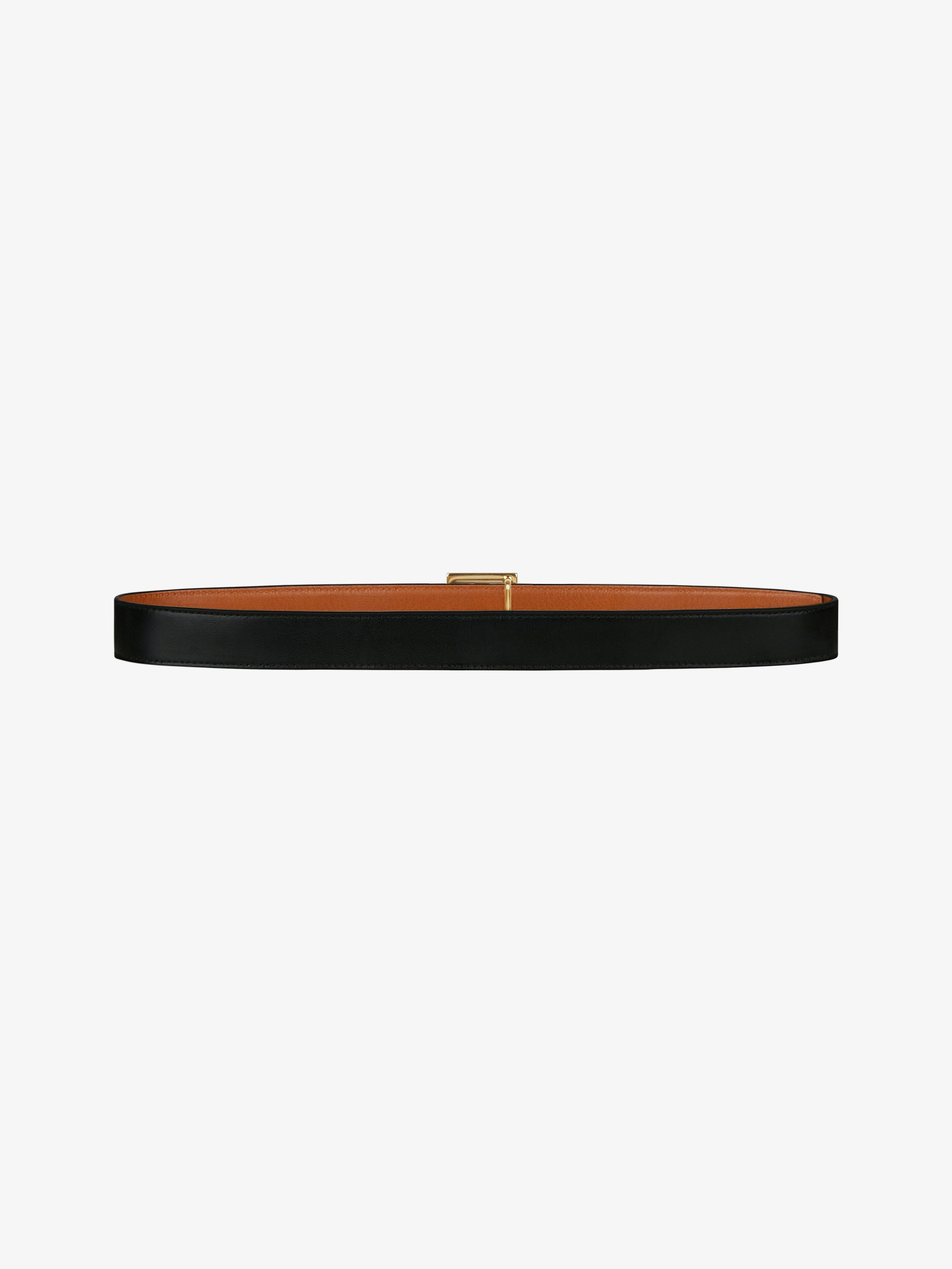 Givenchy Reversible Leather Belt In Brown