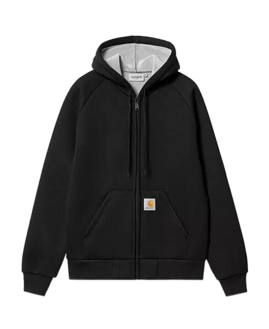 Carhartt Active Liner Fleece Hooded Jacket In Black
