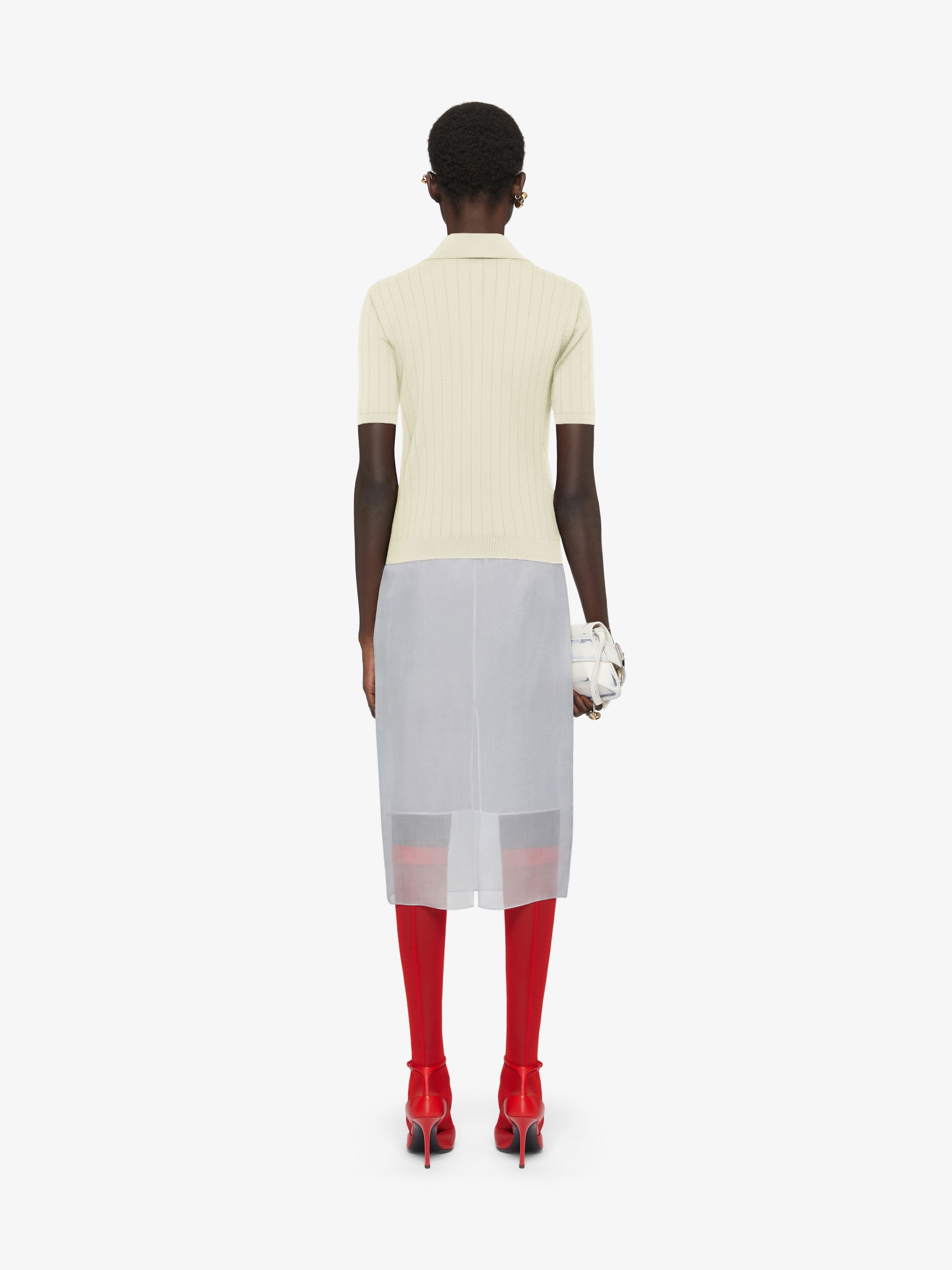 Givenchy Skirt In Floral Dévoré Satin