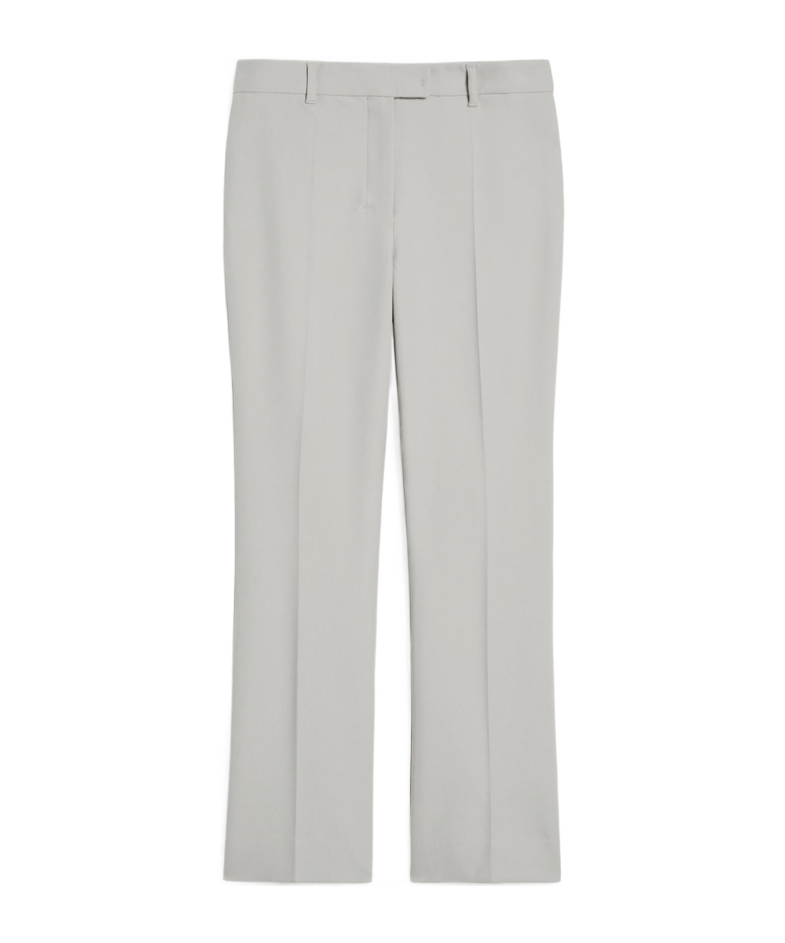 Max Mara Belt-loop Casual Pants In Gray