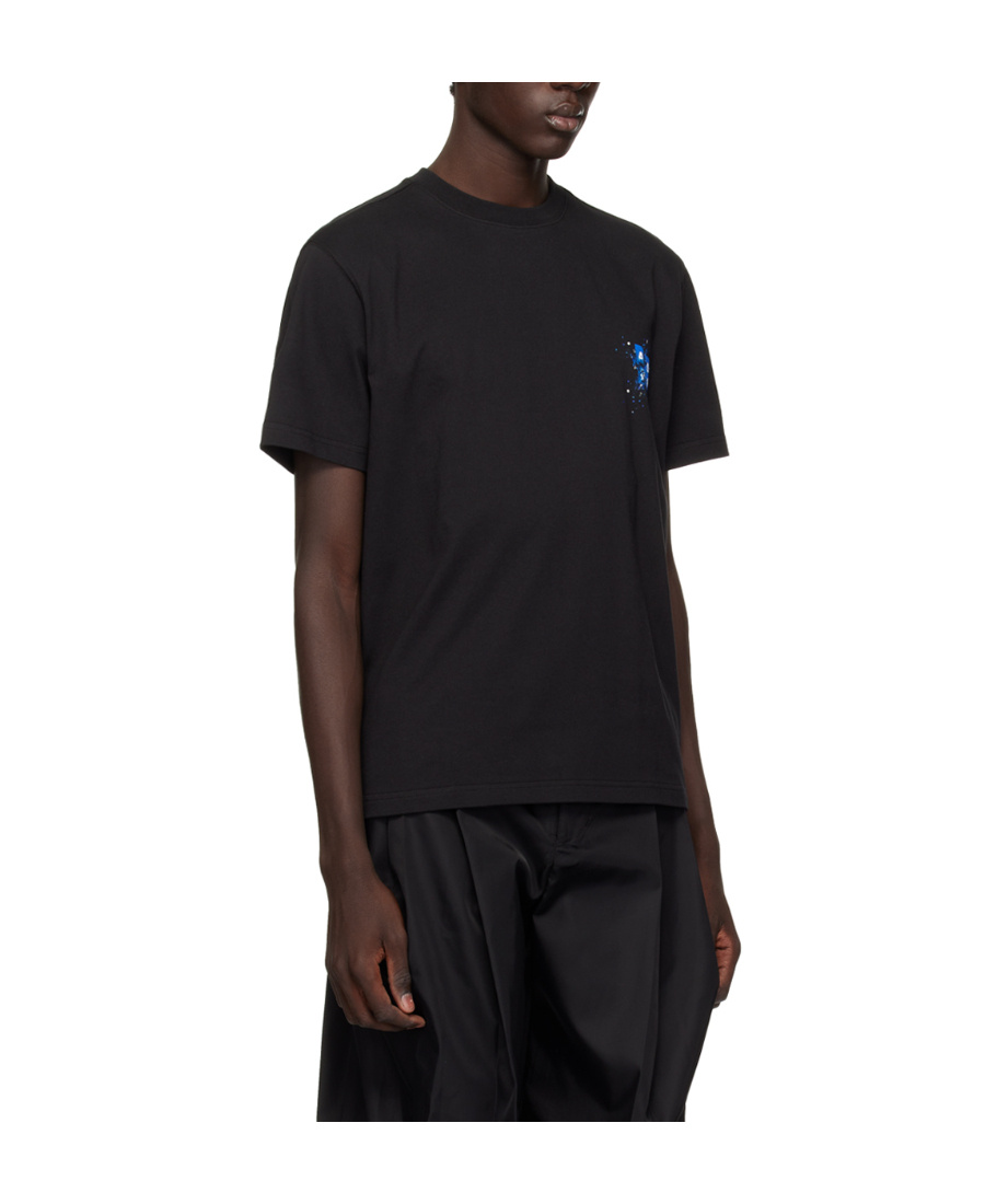 Ader Error Crystal Short-sleeved T-shirt In Black