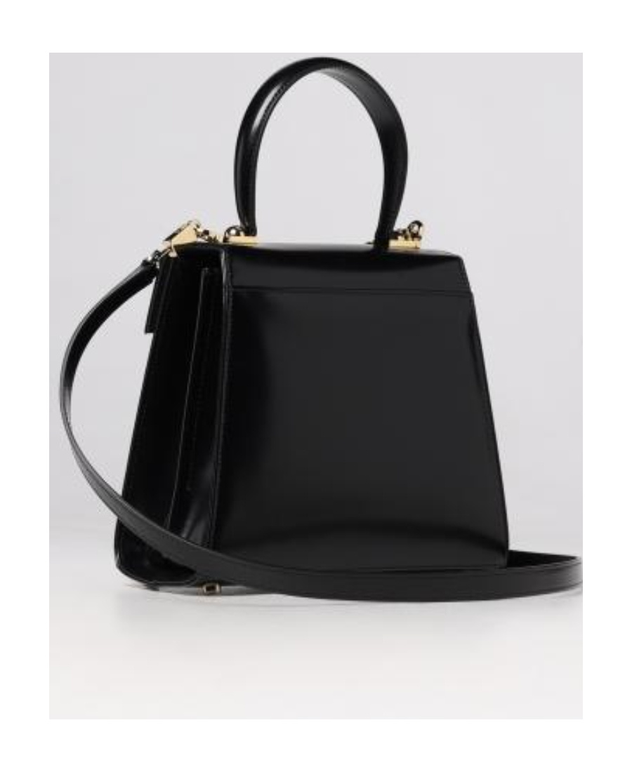 FERRAGAMO LOGO BUCKLE SHOULDER BAG