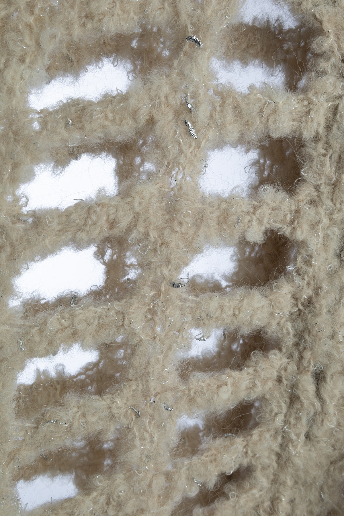 Peserico High-neck Knitted Cardigan In Brown