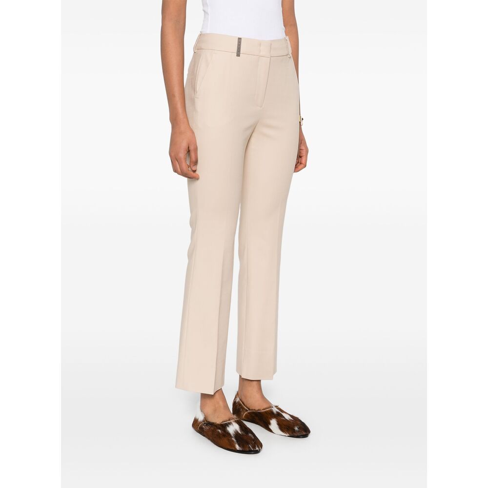 Peserico Tapered Trousers In Nude