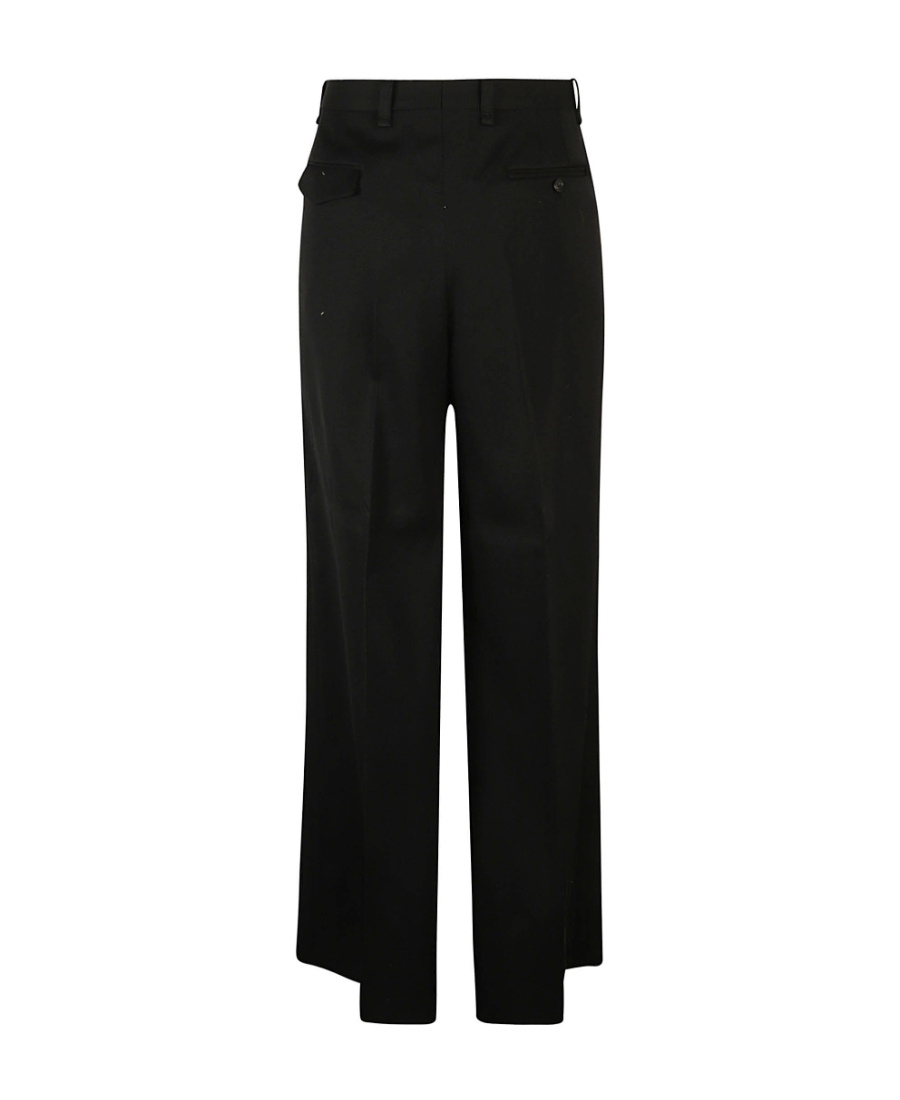Lanvin Wide-leg Trousers In Black