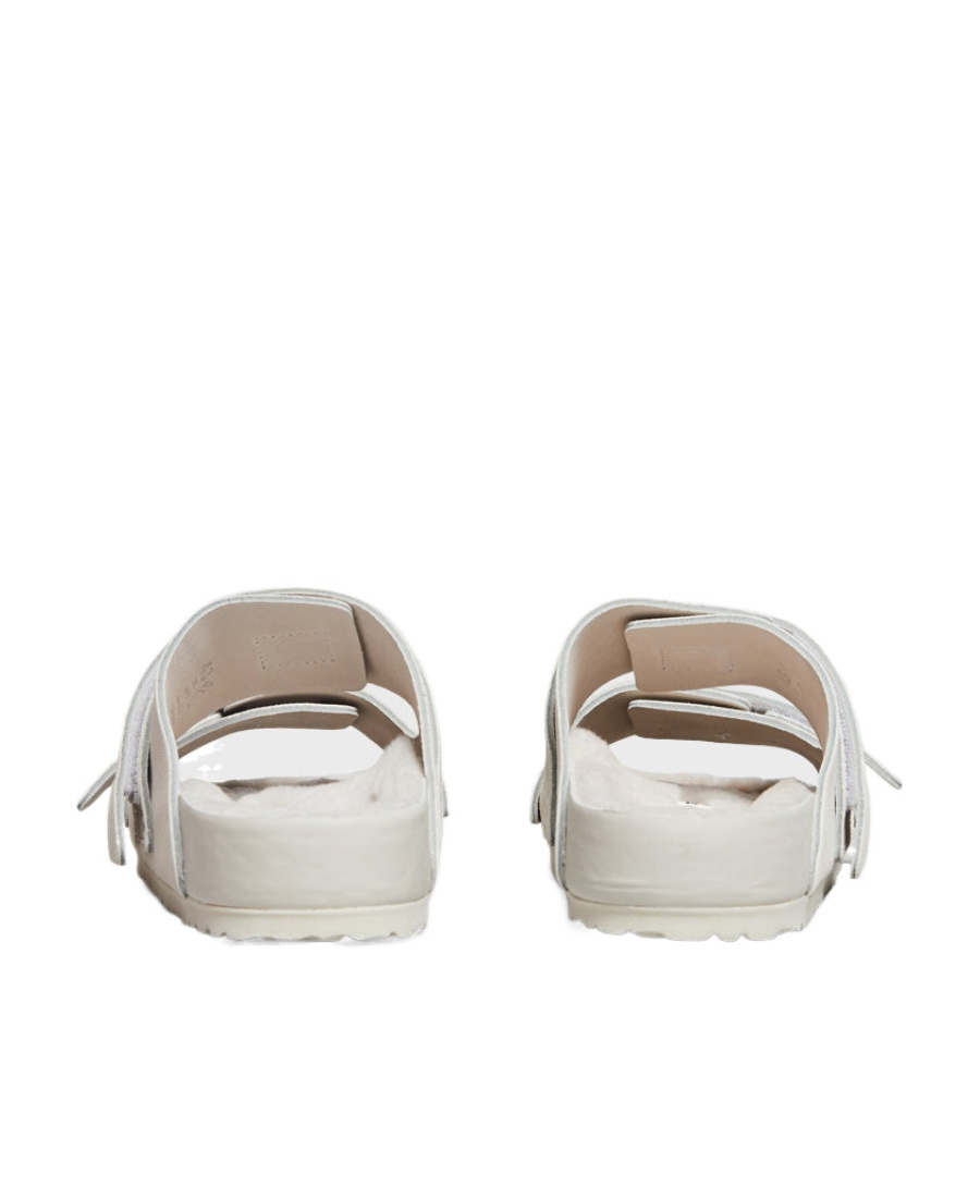 Birkenstock X Tekla Uji Suede Sandals In White