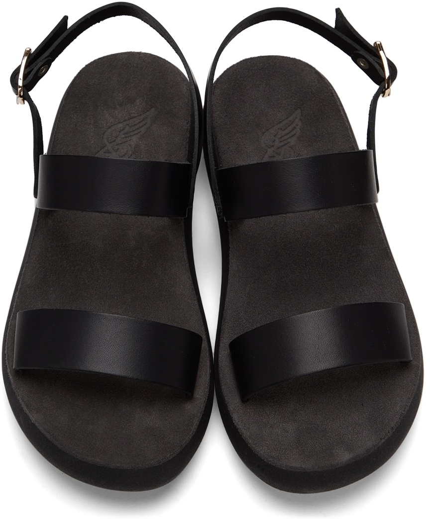 Shop Ancient Greek Sandals Clio Comfort Sandals In Black
