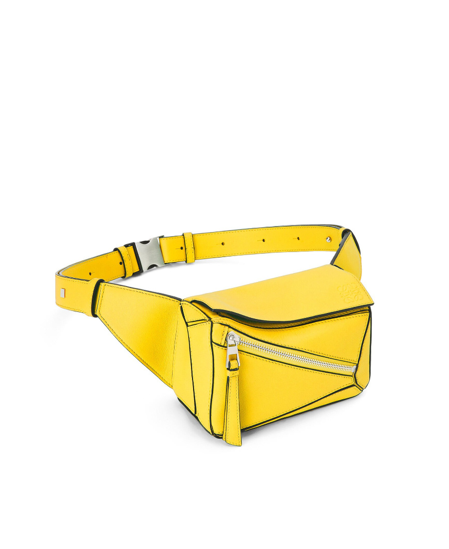 LOEWE MINI PUZZLE BUMBAG IN CLASSIC CALFSKIN