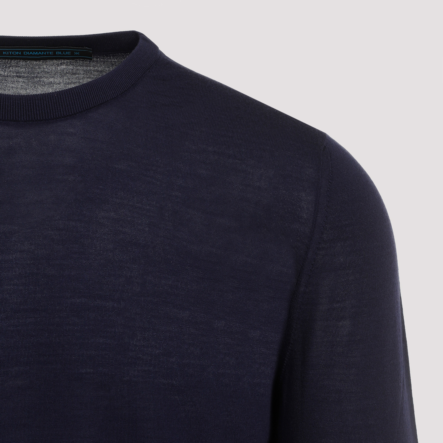 Shop Kiton Wool Sweater In Black