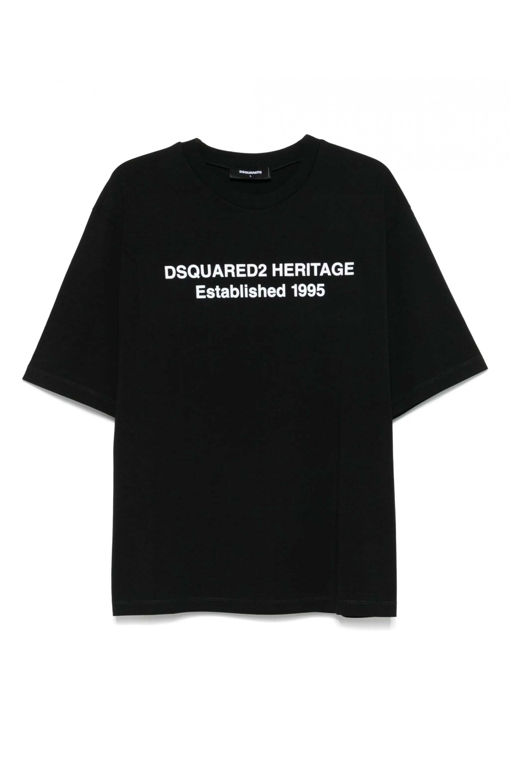Dsquared2 Short-sleeved T-shirt In Black