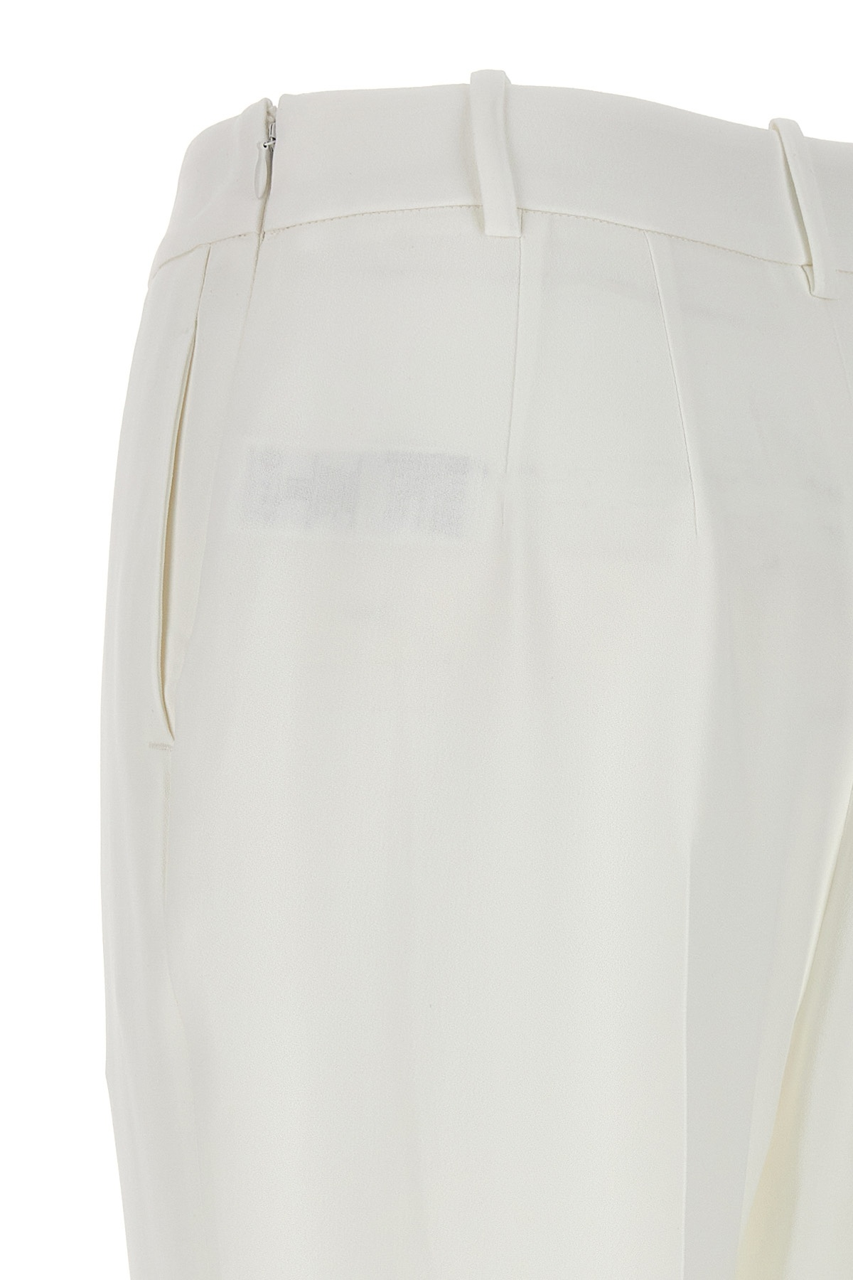 Ermanno Scervino High-waist Tailored Trousers In White