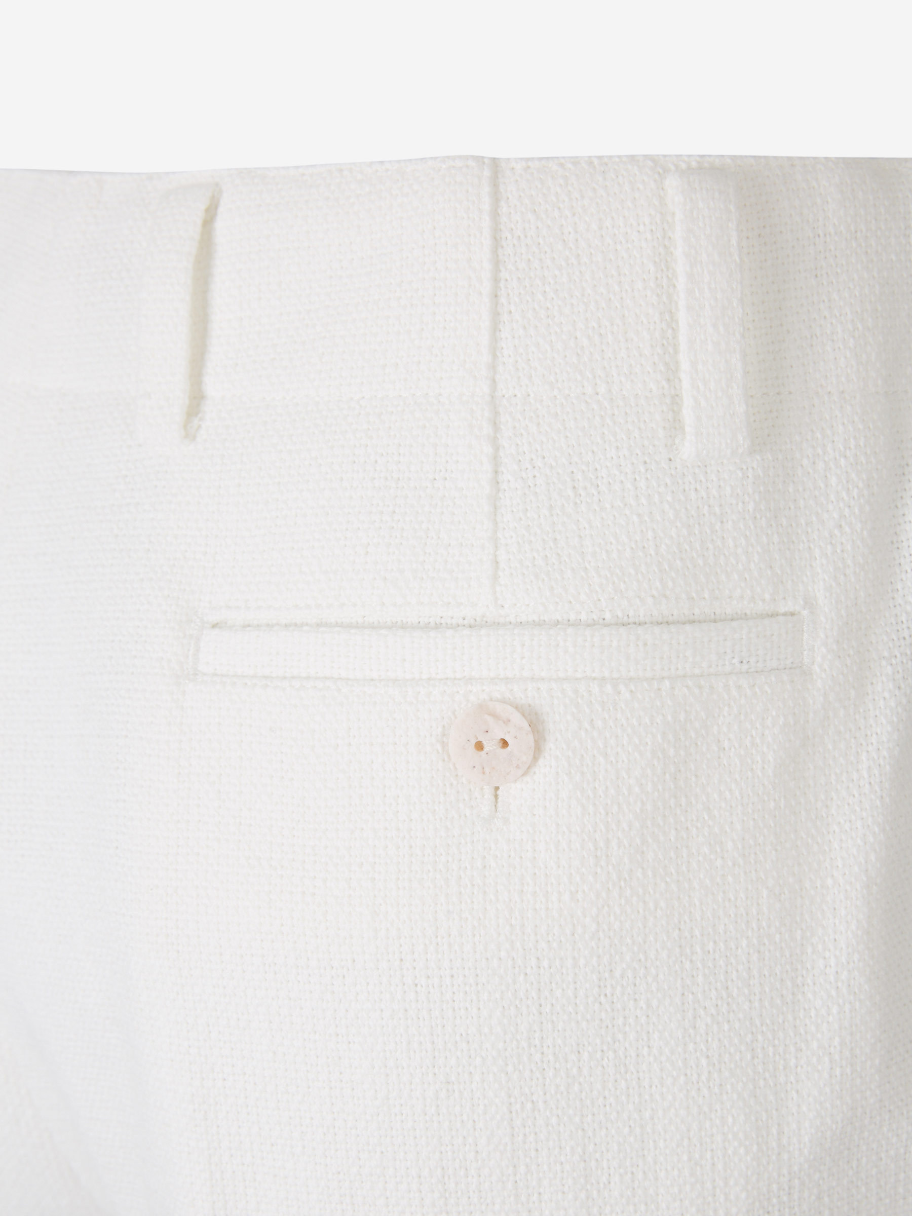 Acne Studios Raised Seam Tailored Trousers In White