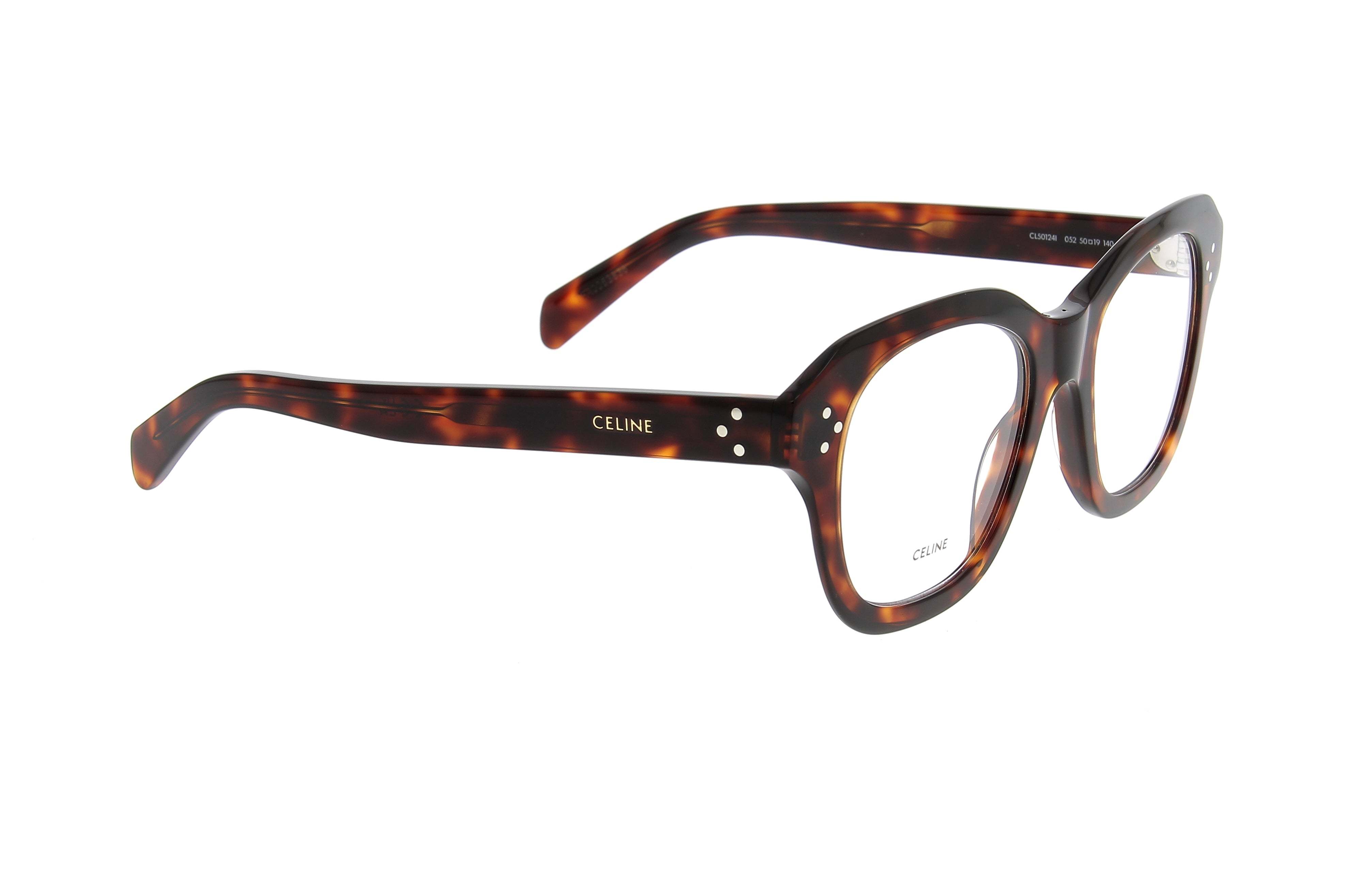 Celine Square Glasses In Brown
