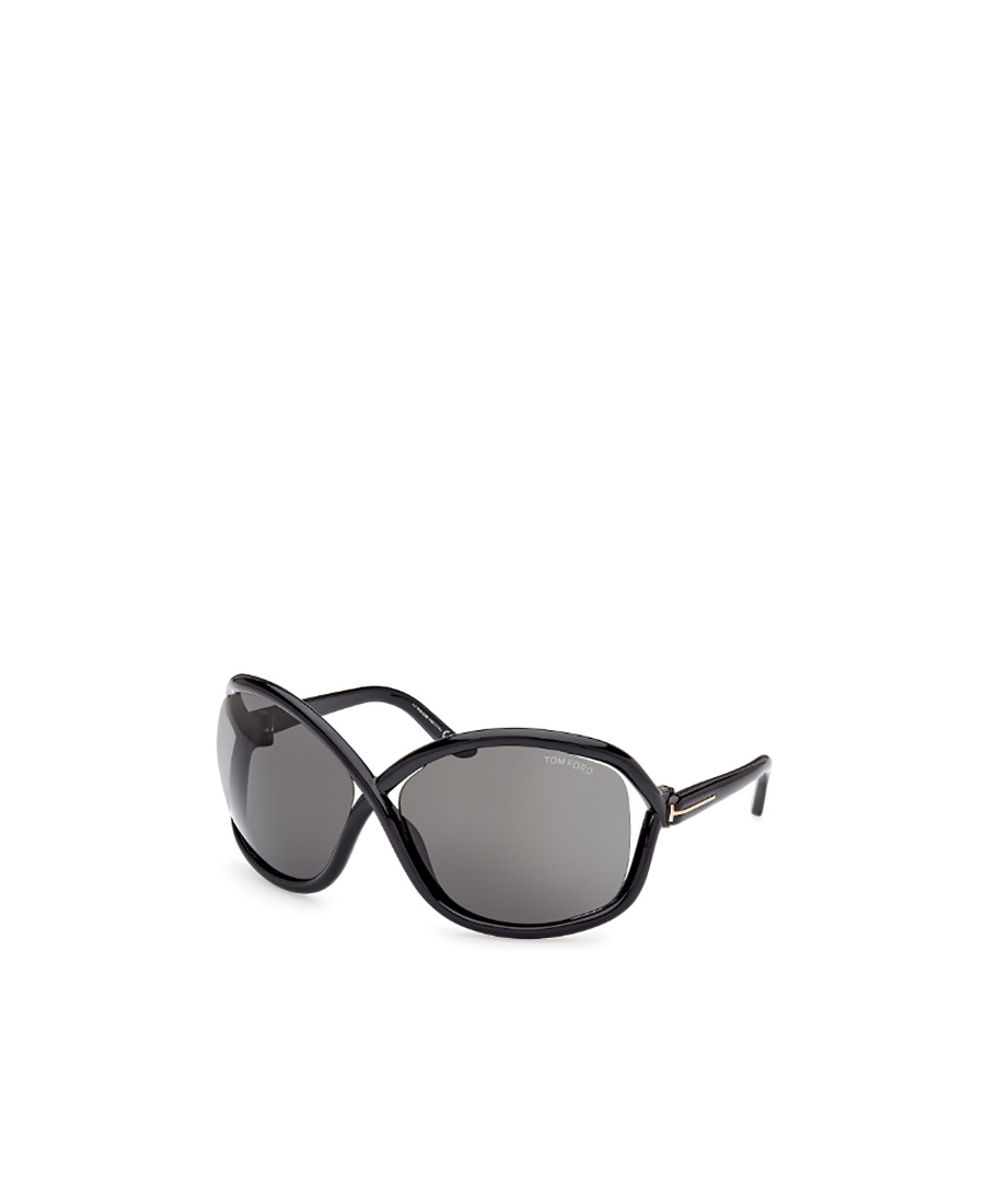 Tom Ford Eyewear Butterfly Frame Sunglasses In Black