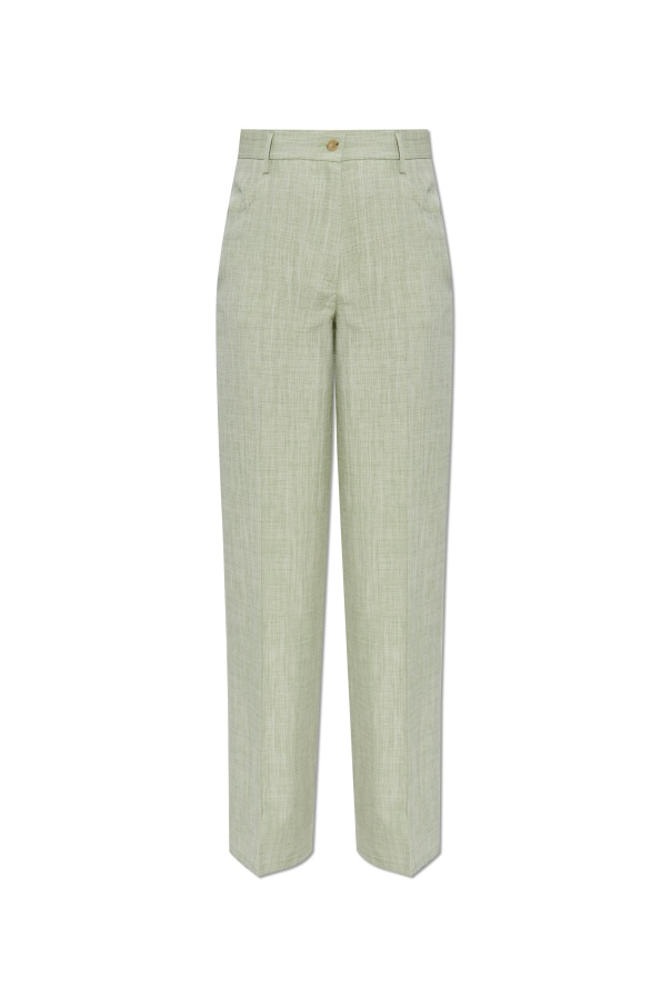 FORTE FORTE CREASED PANTS 