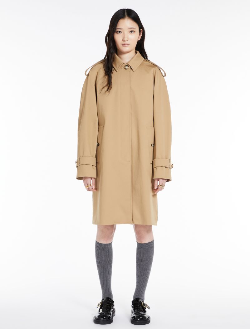 Sportmax Long-sleeved Windbreaker In Nude