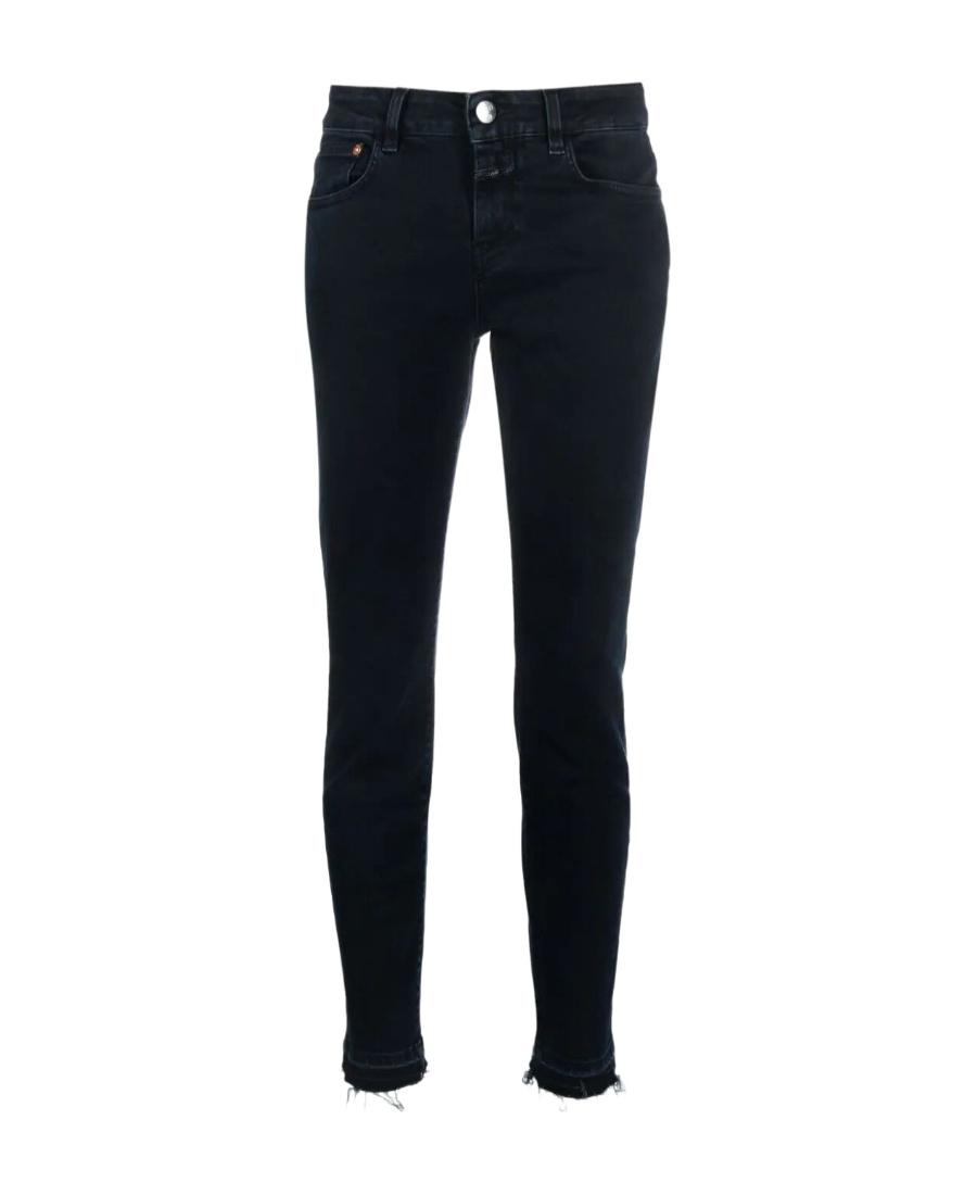 Closed Baker Mid-rise Skinny Jeans In Black