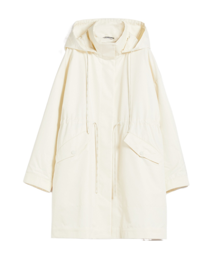 Weekend Max Mara Hooded Parka In White