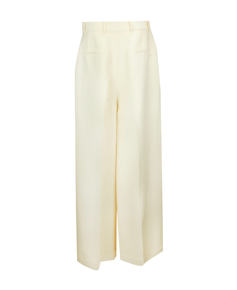 Dior Wide-leg Casual Pants In White