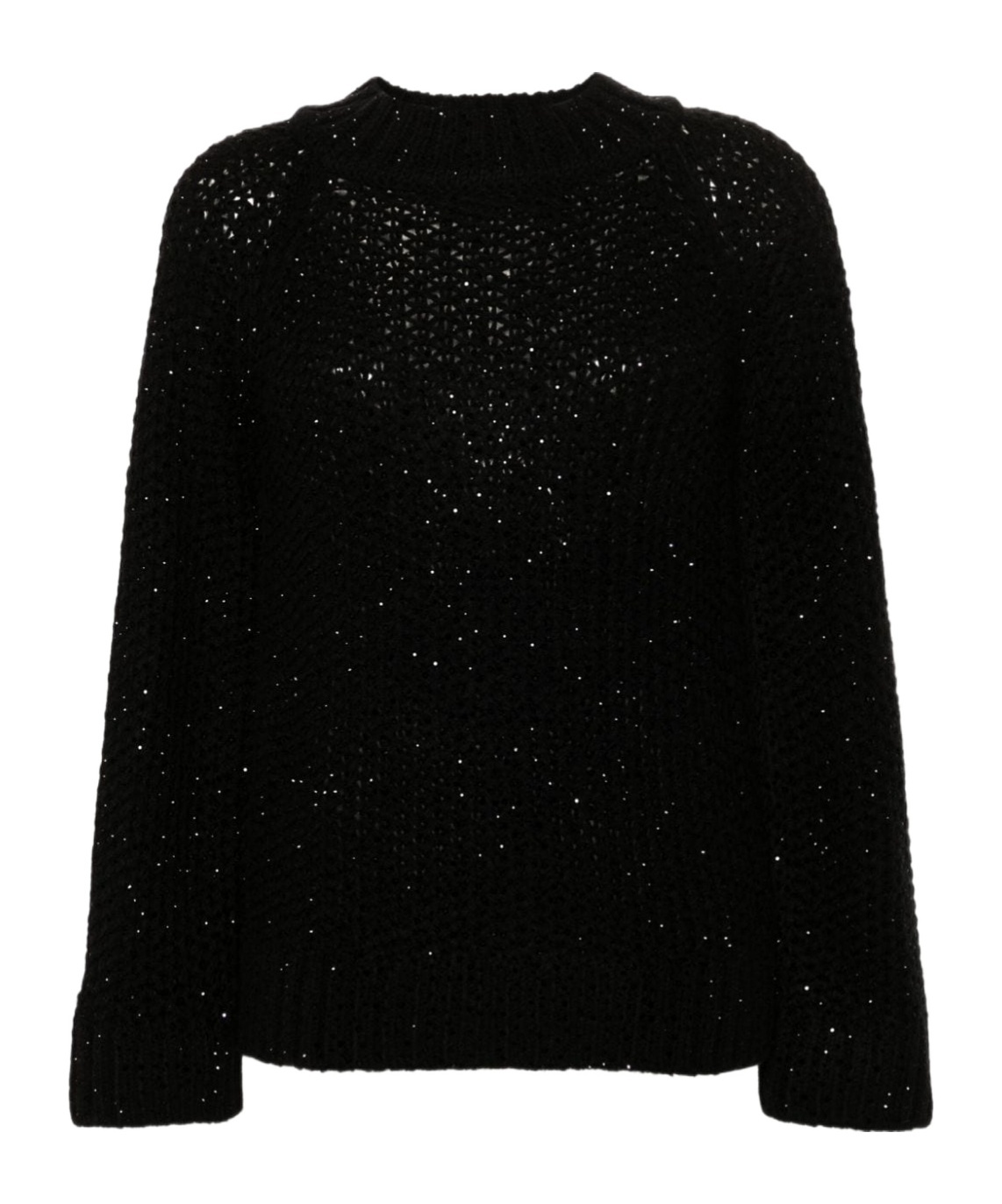 Ermanno Scervino Crystal-embellished Jumper In Black