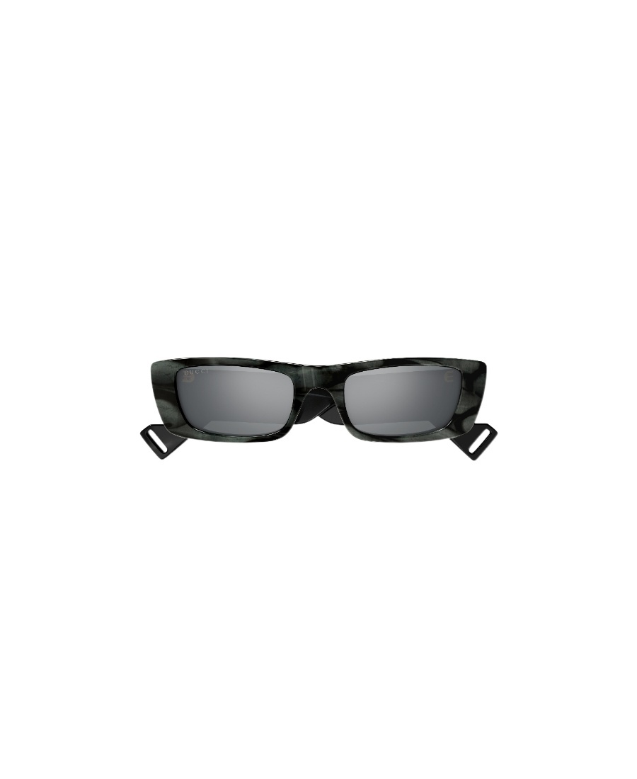 Gucci Rectangular-frame Sunglasses In Black