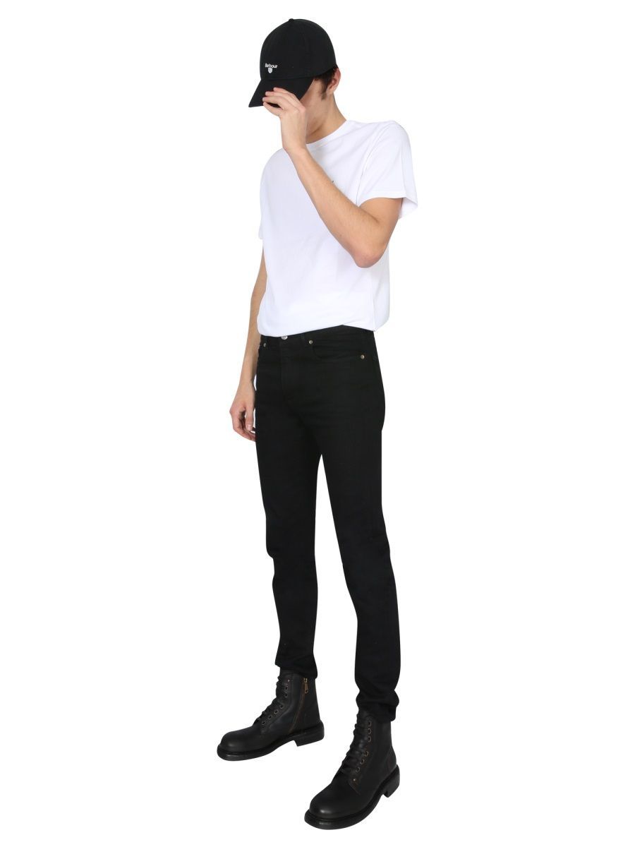 BARBOUR BARBOUR MEN S MTS0331WH11 WHITE OTHER MATERIALS T-SHIRT