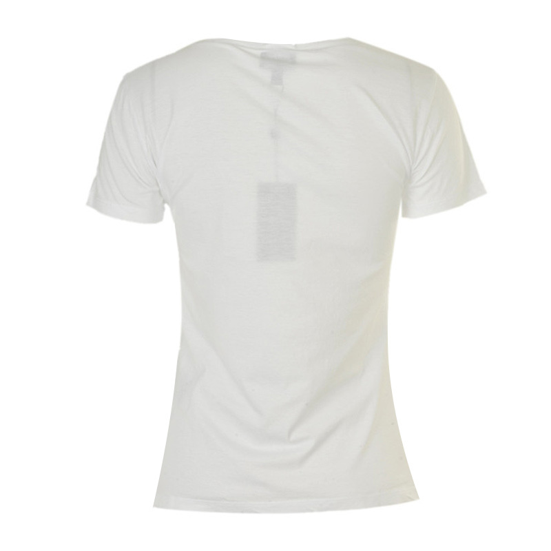 Shop Armani Jeans Logo Printed Pattern T-shirt In White