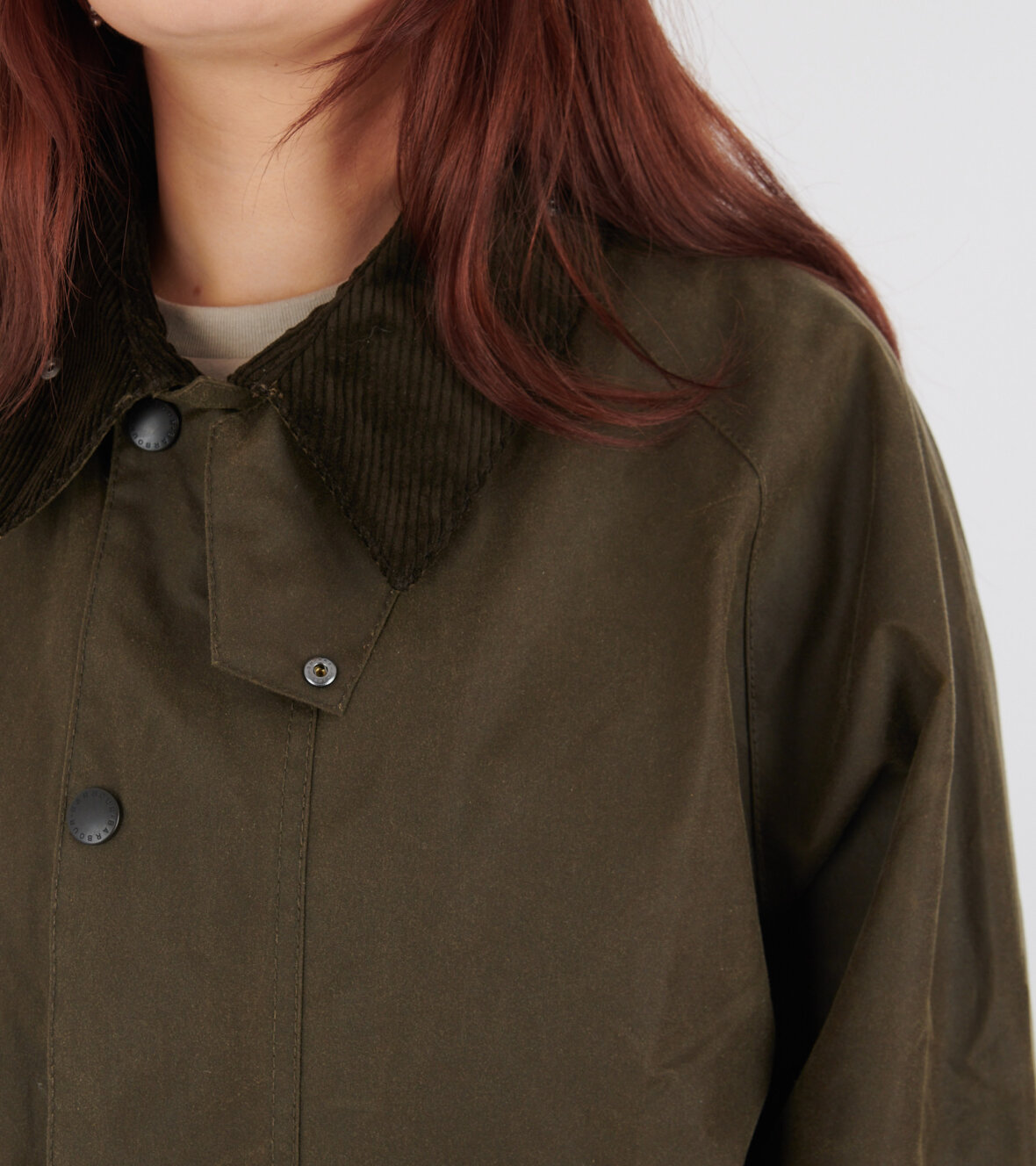 Barbour Long-sleeved Casual Jacket In Green