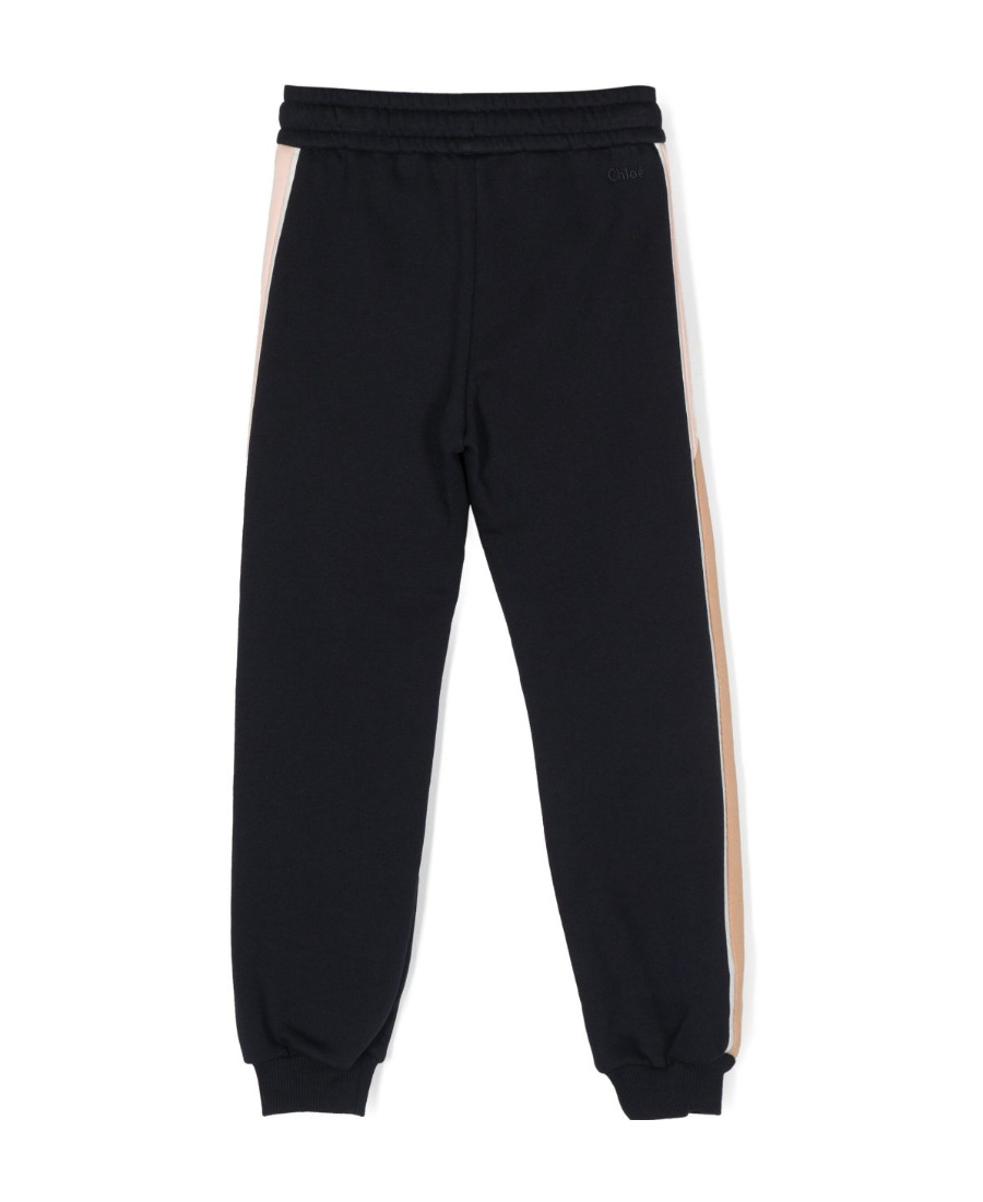 Chloé Pull Rope And Stretch Waist Sweatpants In Black