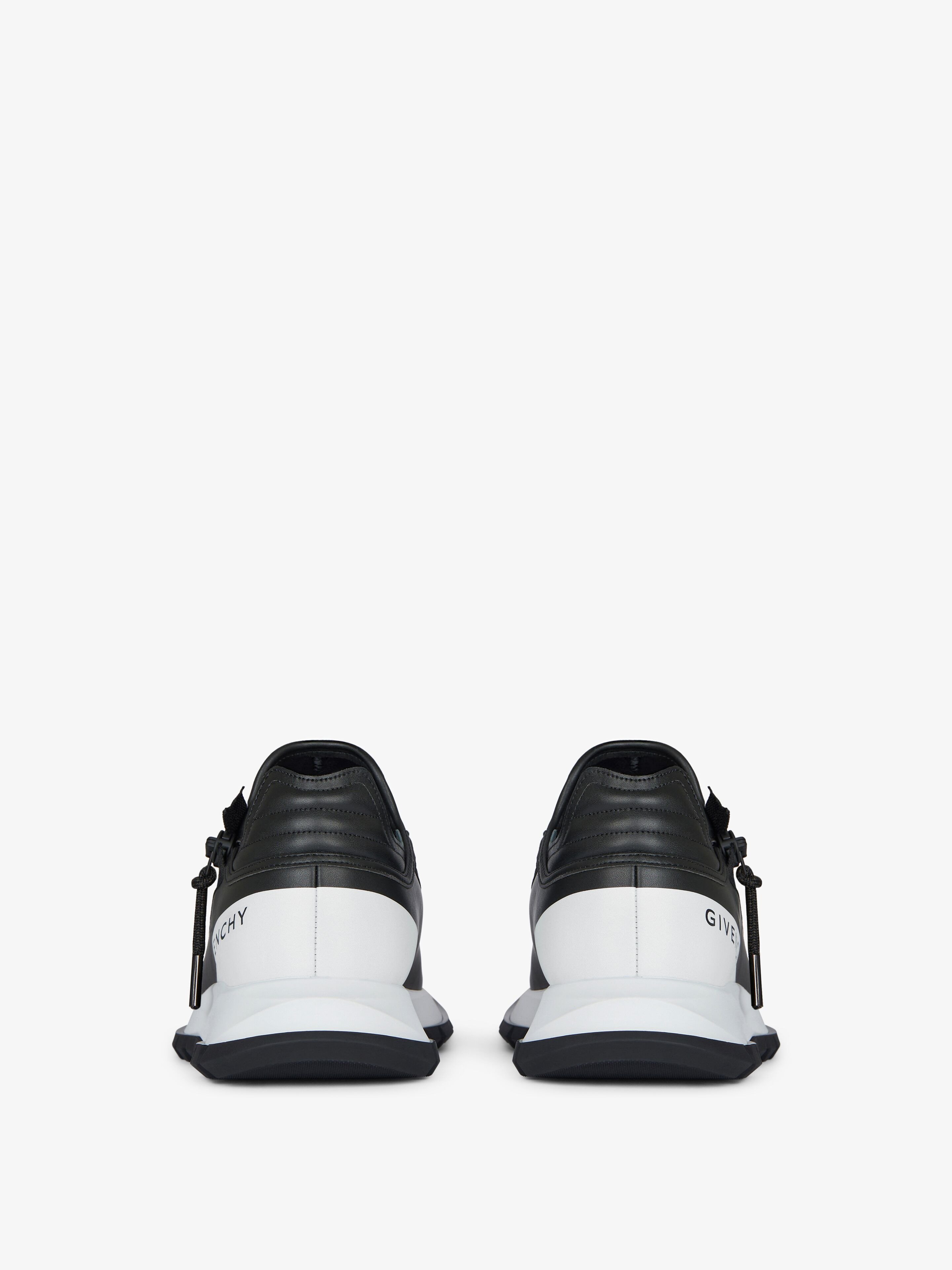 Shop Givenchy Spectre Runner Sneakers In Synthetic Leather In Black