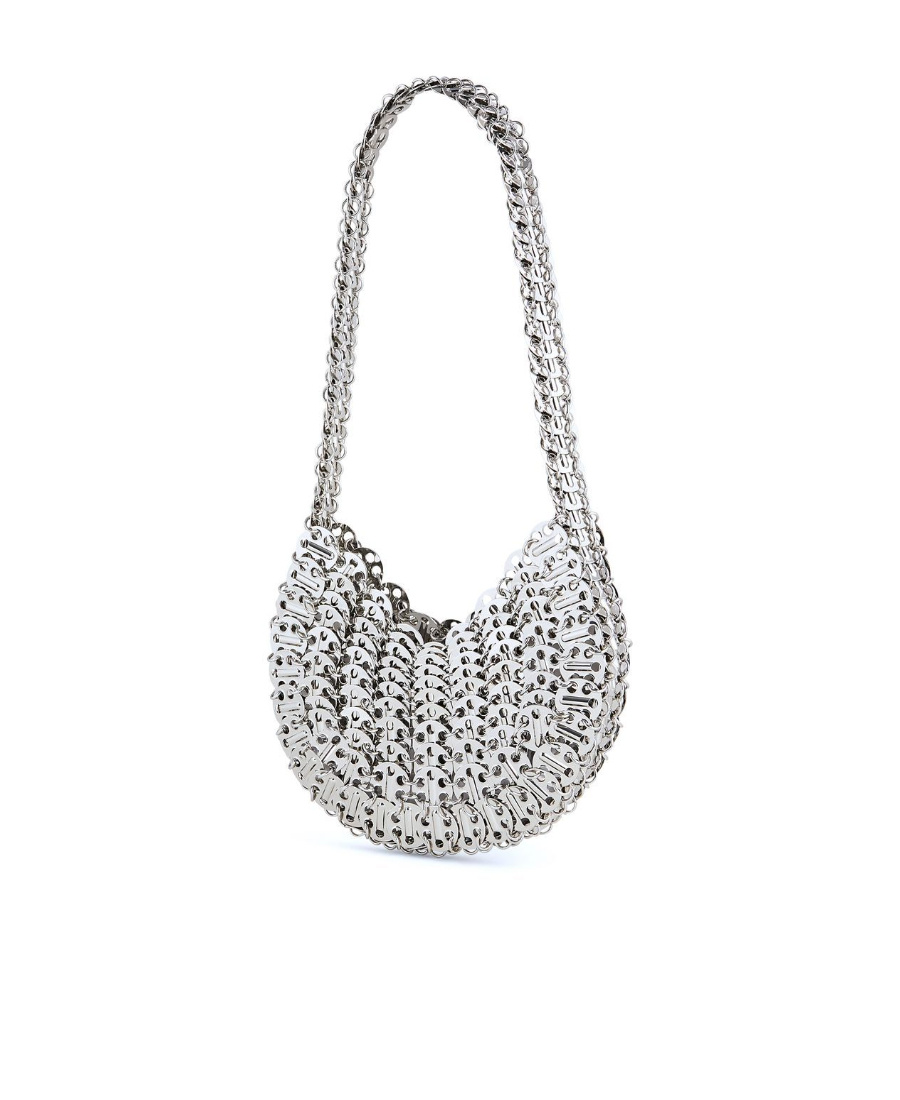 Rabanne Moon 1969 Shoulder Bag In White