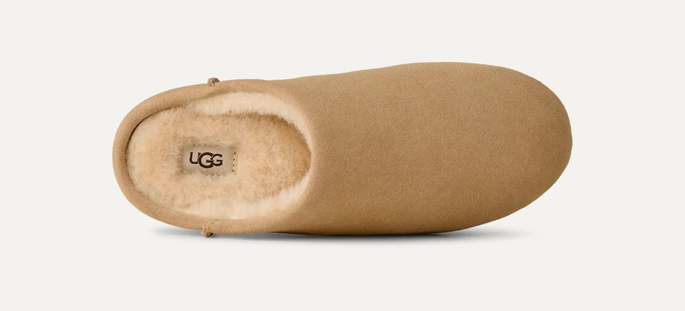 Ugg Chestnut Brown Suede Leather Elea Slip-on Slippers